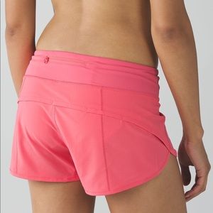 NWOT Lululemon Speed Shorts